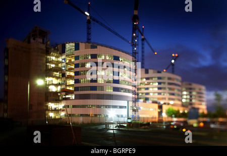 Building of the Queen Elizabeth Hospital Birmingham, Birmingham first new acute hospital in 70 years. Stock Photo