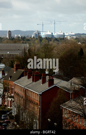 Building of the Queen Elizabeth Hospital Birmingham, Birmingham first new acute hospital in 70 years. Stock Photo