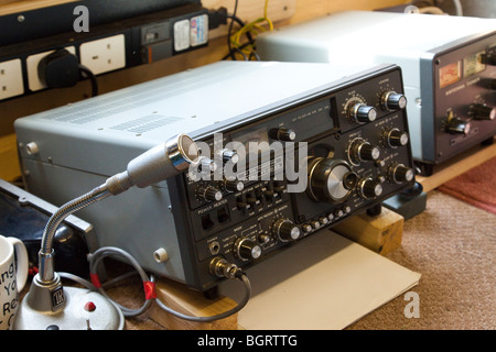 Yaesu FT-101 shortwave radio transceiver Stock Photo