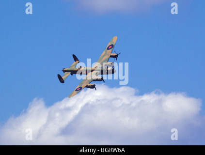 Avro Lancaster bomber at air show 2009 UK Stock Photo