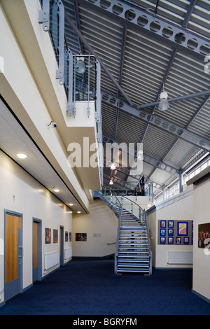 WALSALL ACADEMY, BIRMINGHAM, UNITED KINGDOM, BARNSLEY HEWETT AND MALLINSON Stock Photo