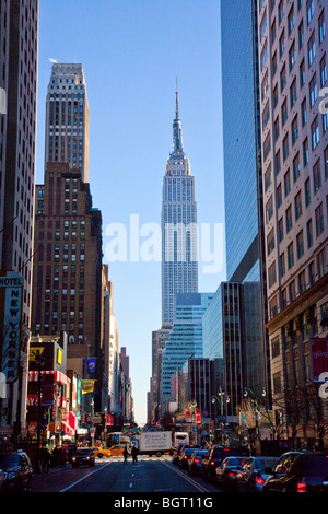 Empire State Building in Midtown Manhattan, New York City Stock Photo ...