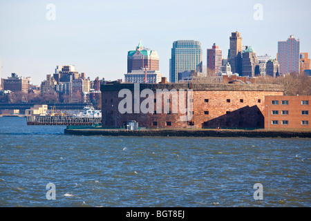 Castle Clinton Battery Park, Lower Manhattan, New York City Stock Photo
