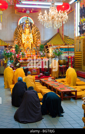 American Society of Buddhist Studies Buddhist Temple in Chinatown, Manhattan, New York City Stock Photo
