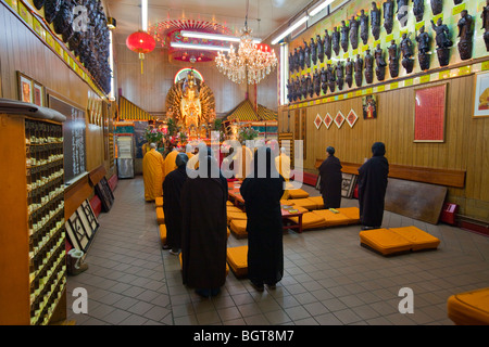 American Society of Buddhist Studies Buddhist Temple in Chinatown, Manhattan, New York City Stock Photo