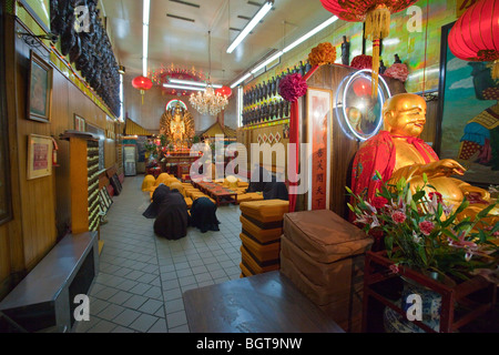 American Society of Buddhist Studies Buddhist Temple in Chinatown, Manhattan, New York City Stock Photo
