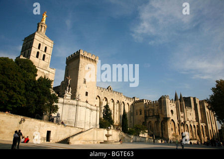 Palais des Papes, Avignon, Vaucluse, Provence, France. Stock Photo