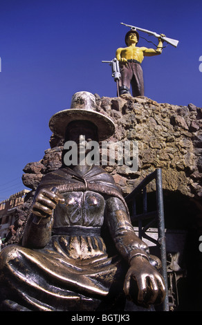 Miners memorial. Potosi, Bolivia Stock Photo