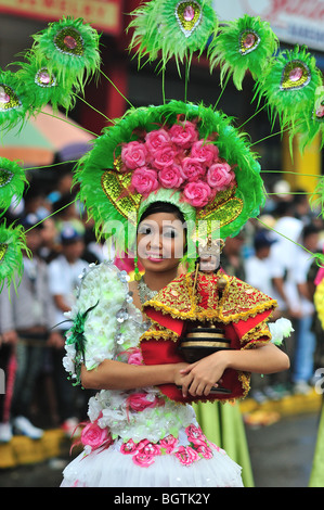 Sinulog Festival Queen Cebu City Philippines Stock Photo