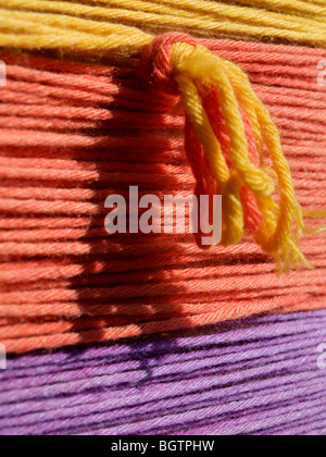 Multicolored wool Stock Photo