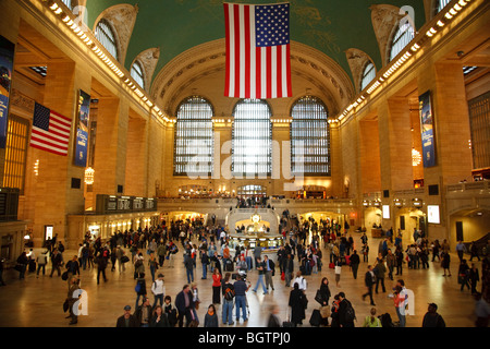 Grand Central Terminal (GCT) — Grand Central Station or simply Grand Central — is a terminal station in New York Stock Photo