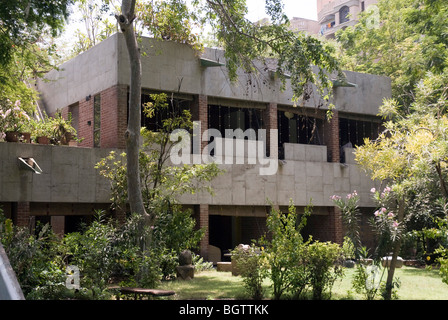 SARABHAI HOUSE, AHMEDABAD, INDIA, LE CORBUSIER Stock Photo