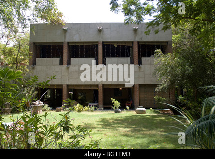 SARABHAI HOUSE, AHMEDABAD, INDIA, LE CORBUSIER Stock Photo