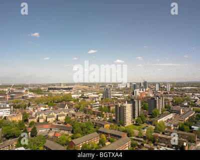 2012 LONDON OLYMPIC STADIUM, LONDON, UNITED KINGDOM, POPULOUS Stock Photo