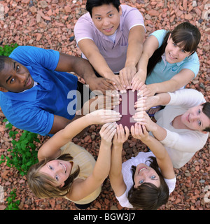 A diverse group of young adults Stock Photo