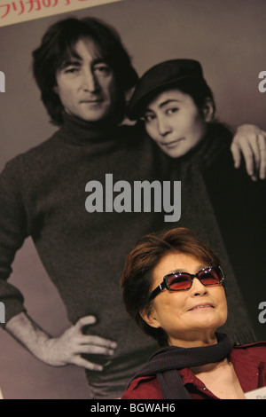 Japanese singer, musician, poet and artist Yoko Ono, in Tokyo, Japan in November 2006. Stock Photo