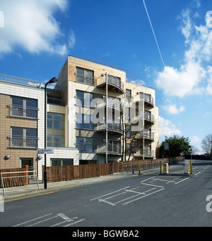 POCKET UB6 AFFORDABLE HOUSING EALING, LONDON, UNITED KINGDOM, SPRUNT Stock Photo