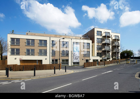 POCKET UB6 AFFORDABLE HOUSING EALING, LONDON, UNITED KINGDOM, SPRUNT Stock Photo