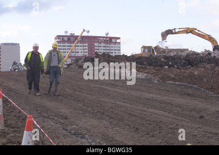 Wembley Stadium Demolition, Wembley, United Kingdom, Architect John Simpson / Maxwell Ayrton / Owen Williams, 2002 Stock Photo