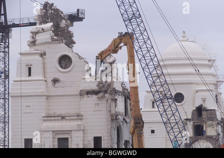 Wembley Stadium Demolition, Wembley, United Kingdom, Architect John Simpson / Maxwell Ayrton / Owen Williams, 2002 Stock Photo