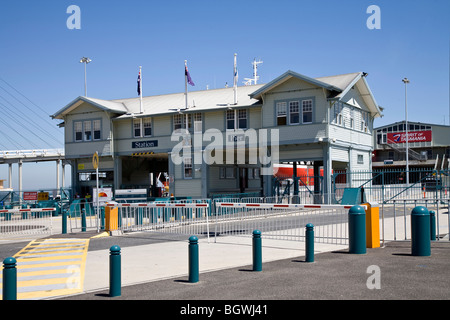 Quay for Spirit of Tasmania at Port Melbourne, Victoria,  Australia Stock Photo