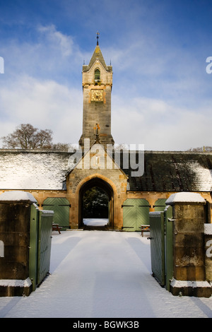 The old stables at Erskine hospital, Renfrewshire, Scotland. Stock Photo