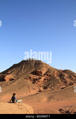 Israel, Eilat Mountains, a view of Timna valley Stock Photo