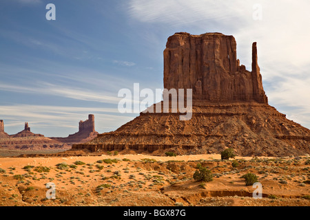 The Mittens in Monument Valley Stock Photo