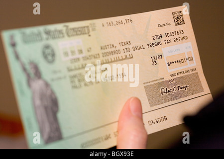 Tax refund check Stock Photo, Royalty Free Image: 27622731 - Alamy