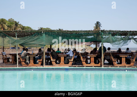 Luxury restaurant in Maputo, Mozambique, East Africa Stock Photo