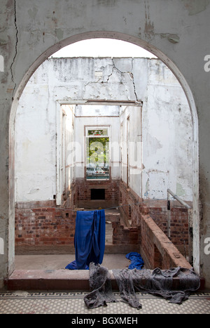 Abandoned building in Maputo, Mozambique, East Africa Stock Photo