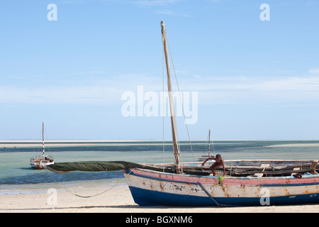 Beach in Vilanculos, Mozambique, East Africa Stock Photo