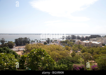 View of the bay of Maputo, Mozambique, East Africa Stock Photo