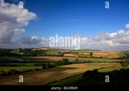 River Adur Valley Lancing village South Downs National Park Sussex County England UK Stock Photo