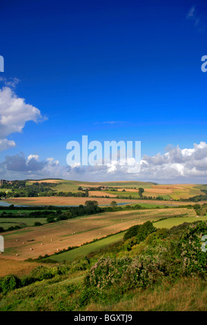 River Adur Valley Lancing village South Downs National Park Sussex County England UK Stock Photo