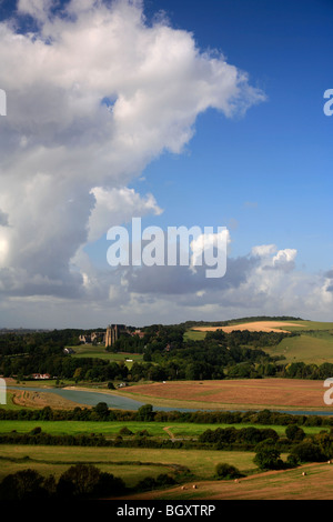 River Adur Valley Lancing village South Downs National Park Sussex County England UK Stock Photo