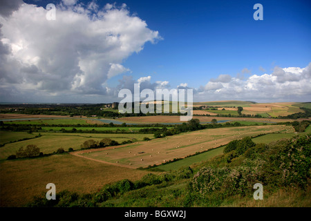 River Adur Valley Lancing village South Downs National Park Sussex County England UK Stock Photo