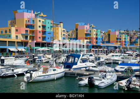 Albufeira Marina, Portugal, the Algarve Stock Photo