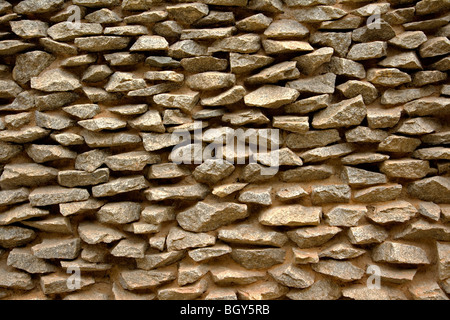 Decorative stone and rock wall to be used as backgrounds Stock Photo