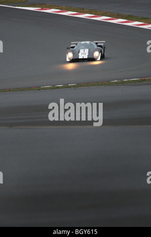 1969 Lola T70 MKIII B (owned by Le Mans Classic Japan sponsor Richard Mille). Le Mans Classic car race, Fuji Speedway, Japan. Stock Photo