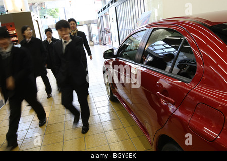 Mitsubishi Motor Corp. HQ, Tokyo, Japan, on Tuesday, Feb 5th, 2008. Stock Photo