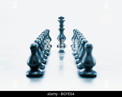 Chess pieces Stock Photo