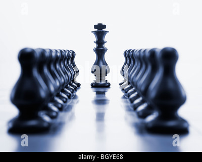 Chess pieces Stock Photo