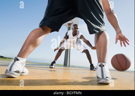 Basketball players Stock Photo