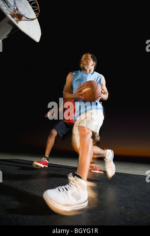 Basketball players Stock Photo