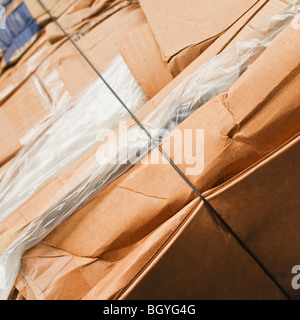 Cardboard Box Rope Blank Message Card Stock Photo 317092118