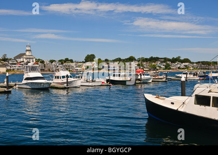 Boats in harbor Stock Photo