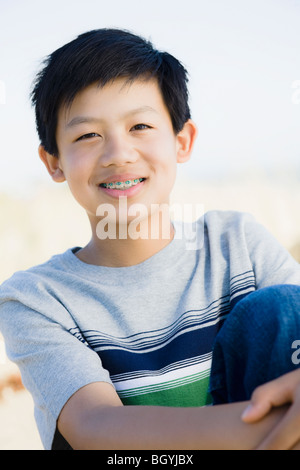 Portrait of young boy Stock Photo