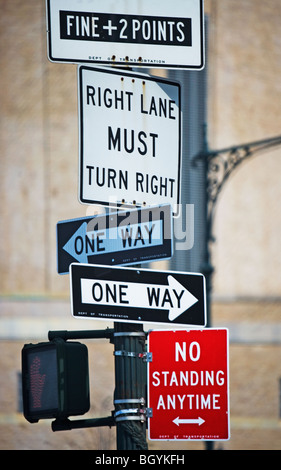 Traffic signs Stock Photo