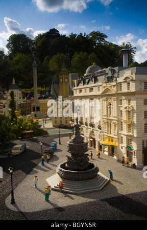 Lego London scene, Legoland Windsor Stock Photo